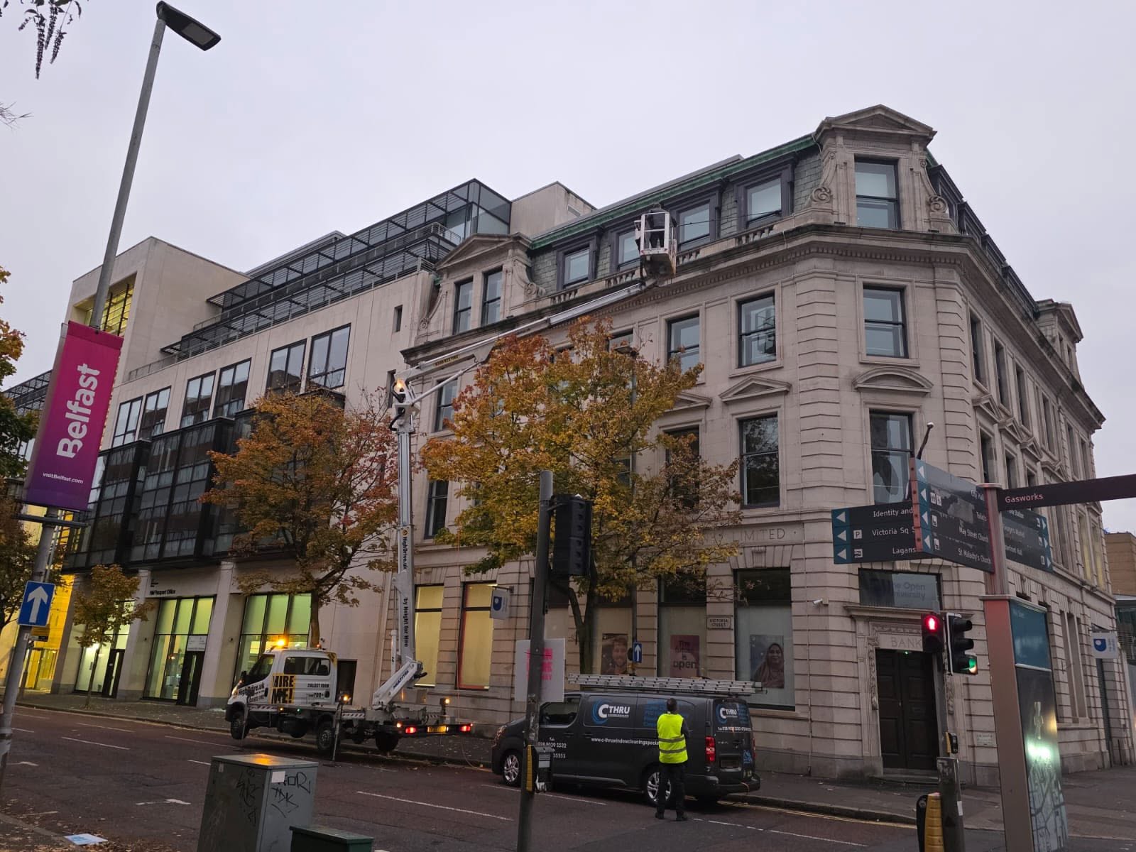 Window Cleaning for Businesses in Belfast, City Centre