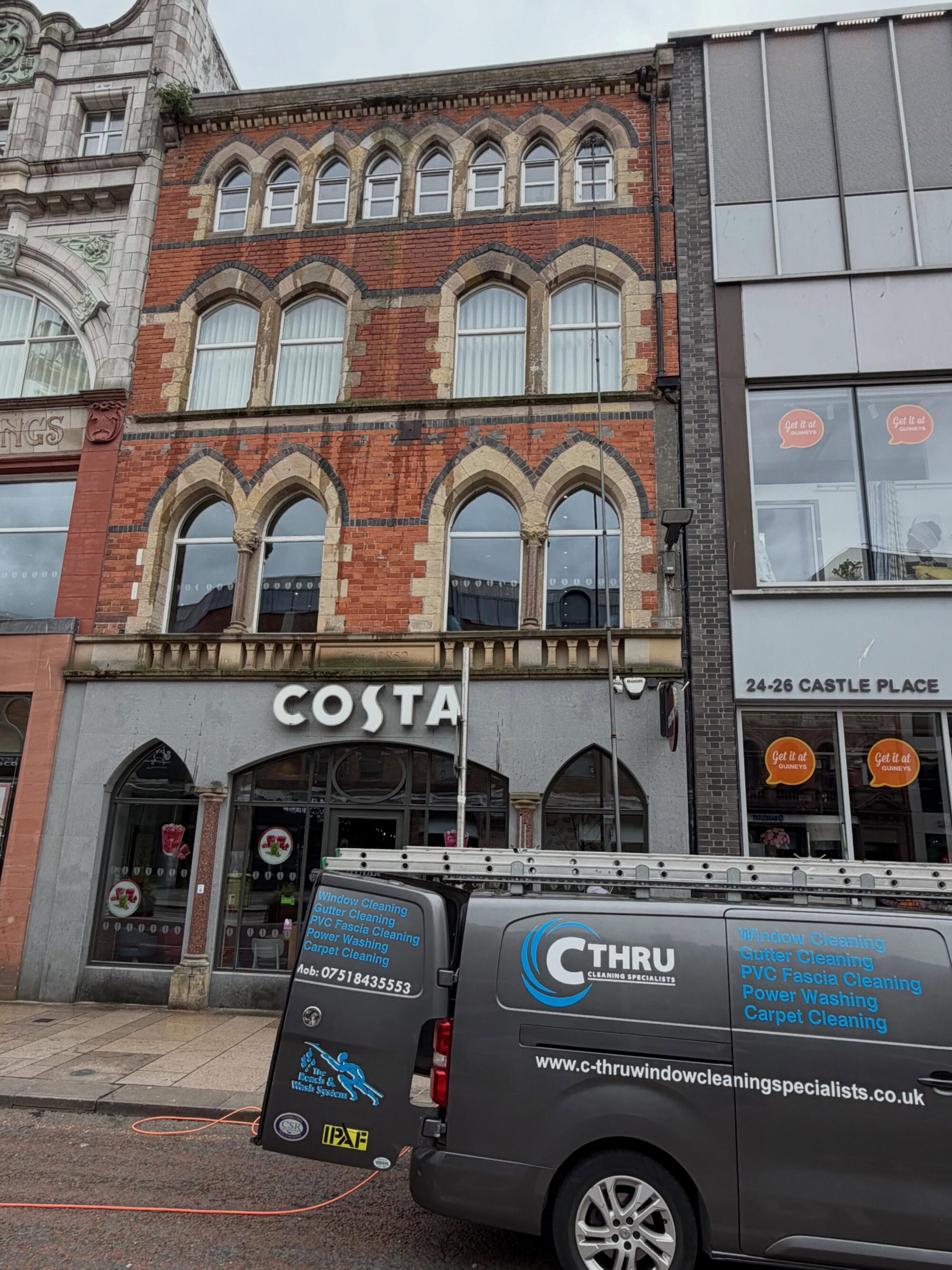 Window Cleaning for Businesses in Belfast, City Centre