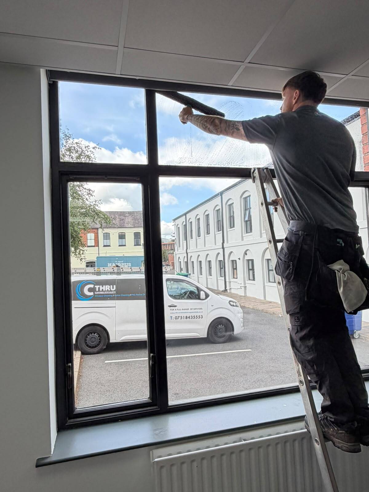 Professional interior and exterior window cleaning services in Northern Ireland