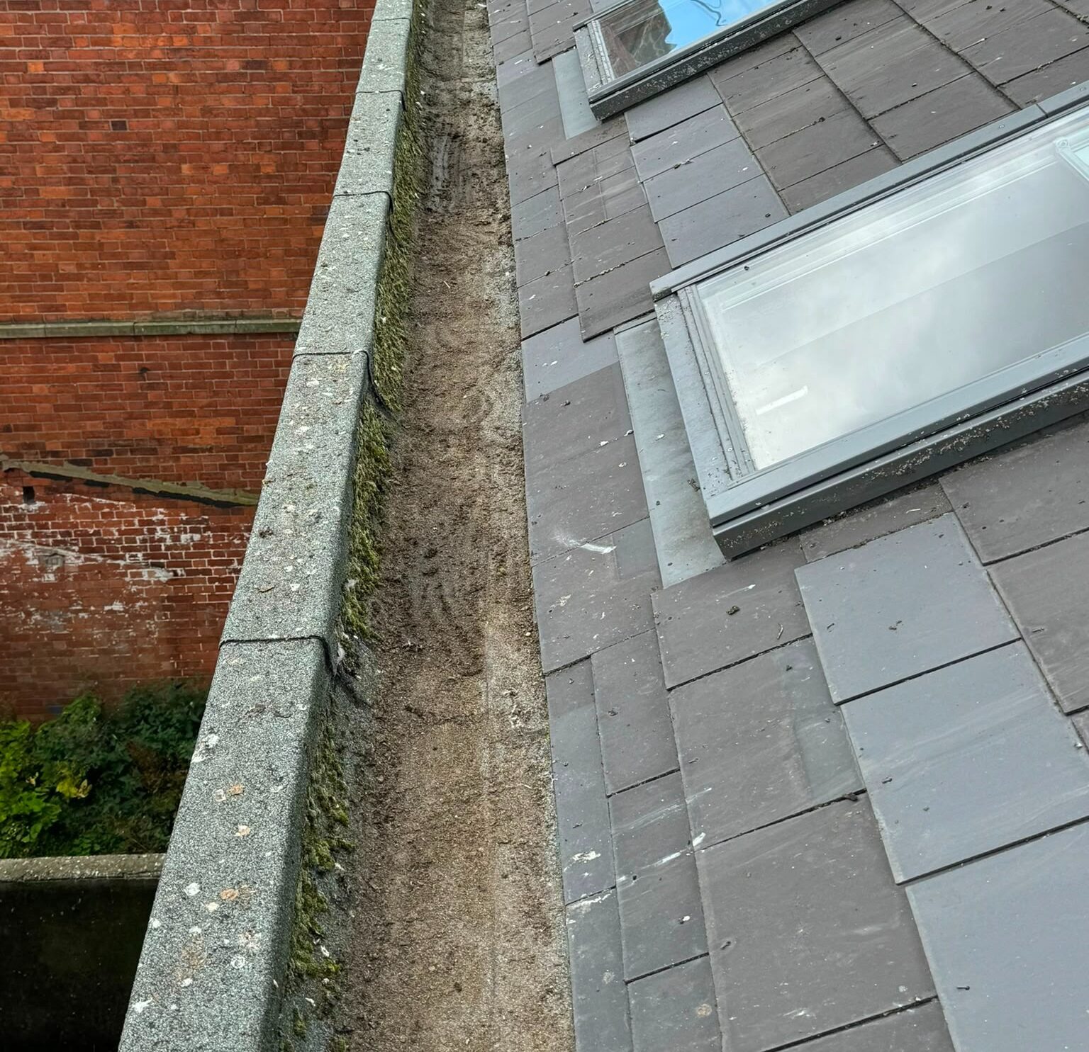 After Professional gutter and fascia clean